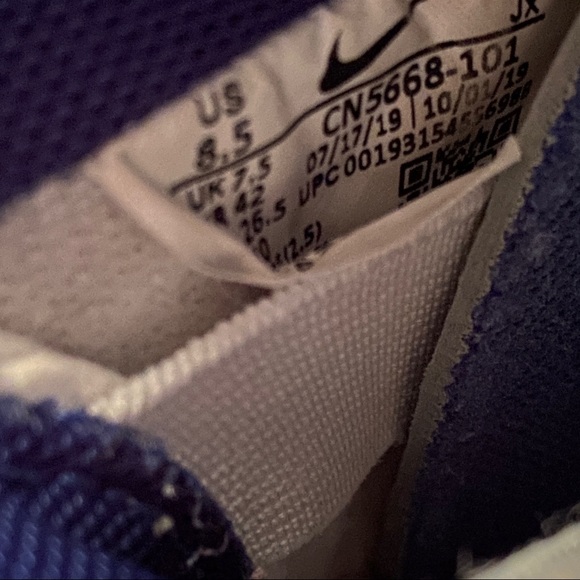 Mens Nike Air Flight 89 True Blue Shoes (2020) - Picture 13 of 14